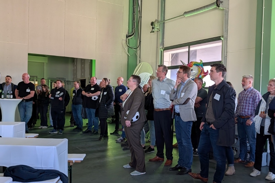 Viele unserer Kollegen und Partner nahmen an der Dankesfeier teil